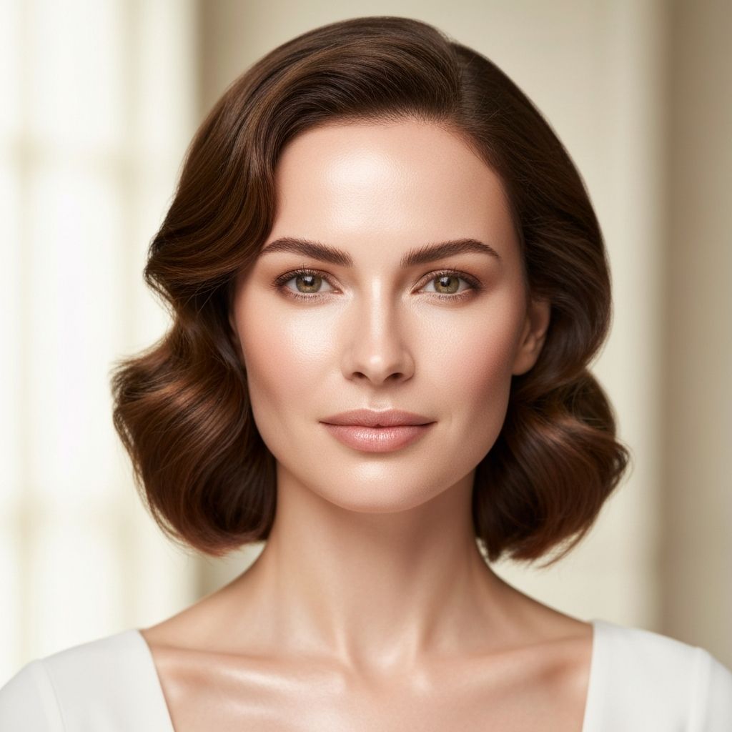 Woman with radiant skin